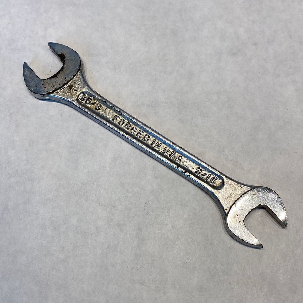 Companion Crowfoot Wrench 5/8 9/16 Forged in USA